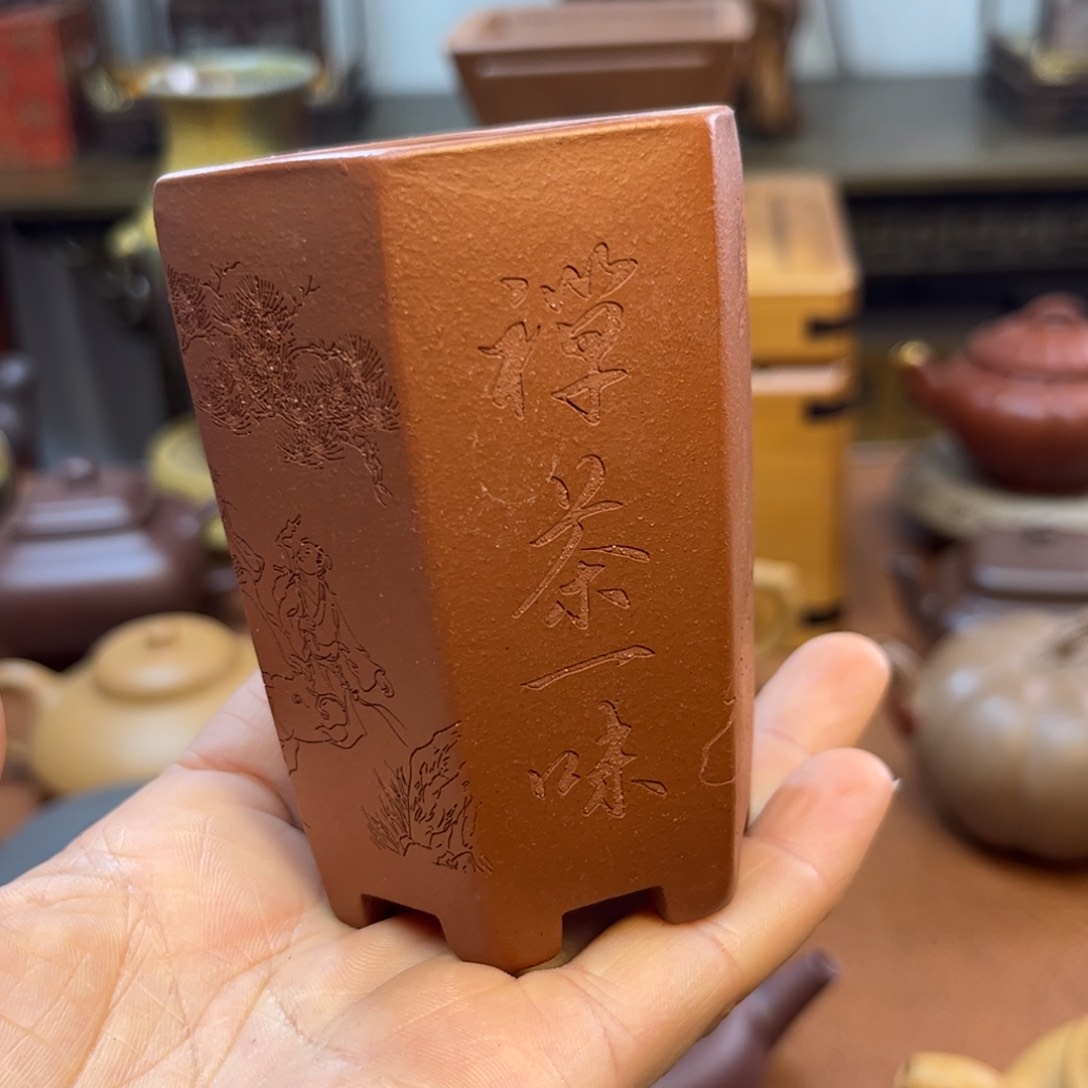 茶壶段泥紫砂茶宠