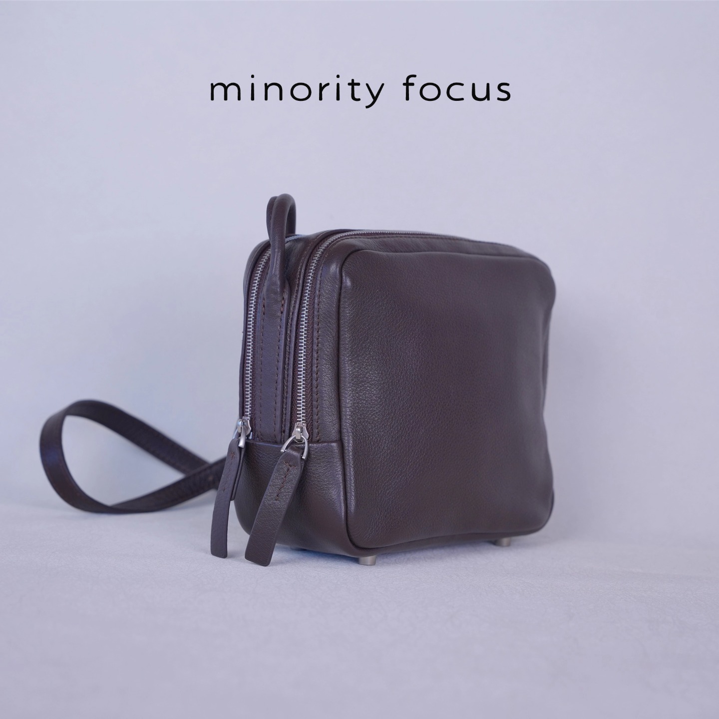 【Minority Focus】轻奢高定小众牛皮单肩斜挎包11622
