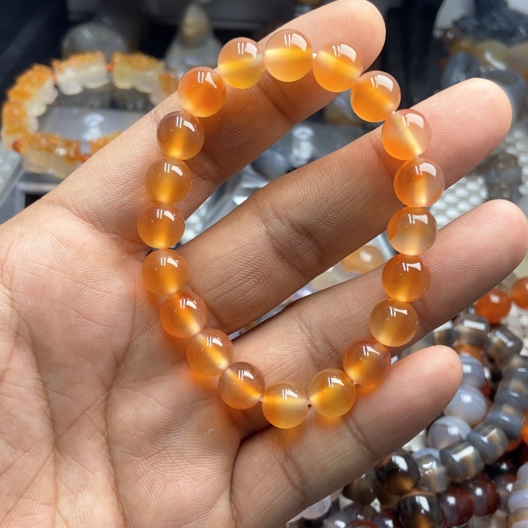 玛瑙/玉髓手串未镶嵌