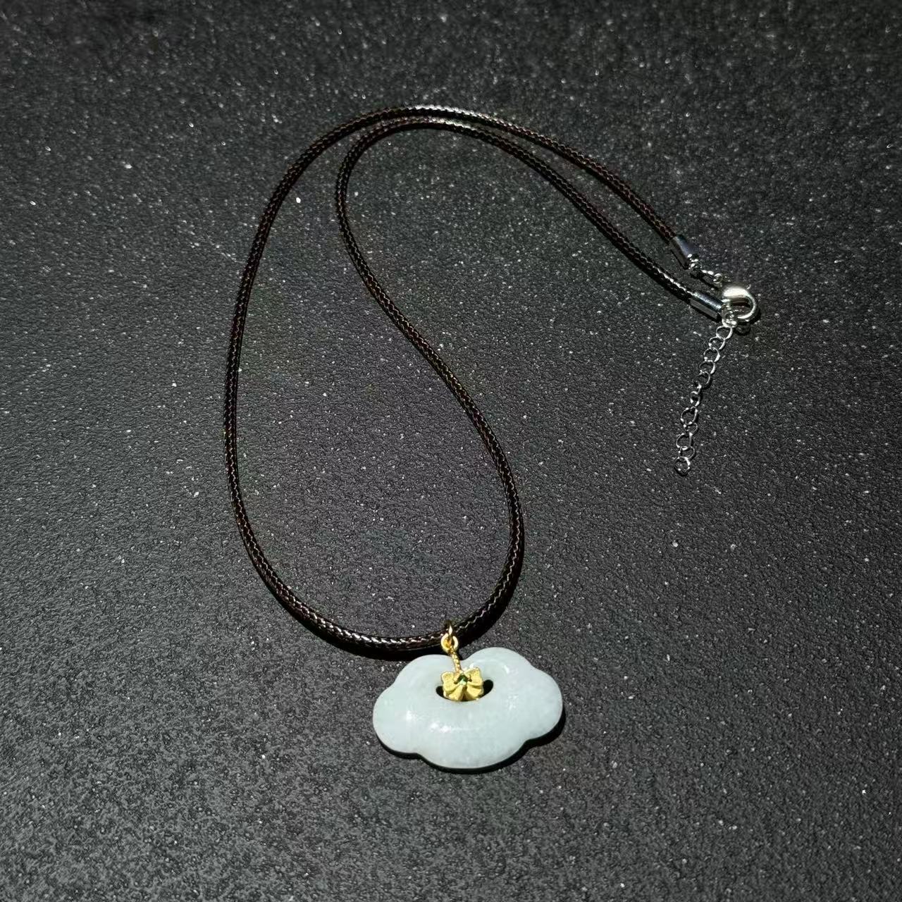 【云霞珠宝】翡翠如意吊坠DS120101-多样性发其一