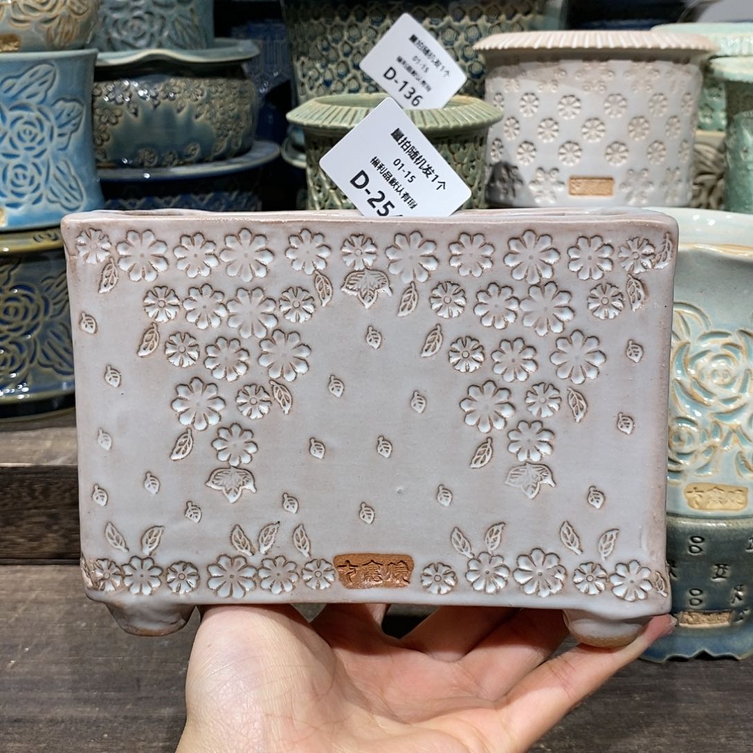 七里烧花盆1-15-254口径13