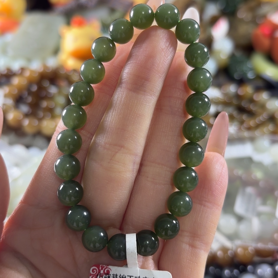 和田玉未镶嵌手串313