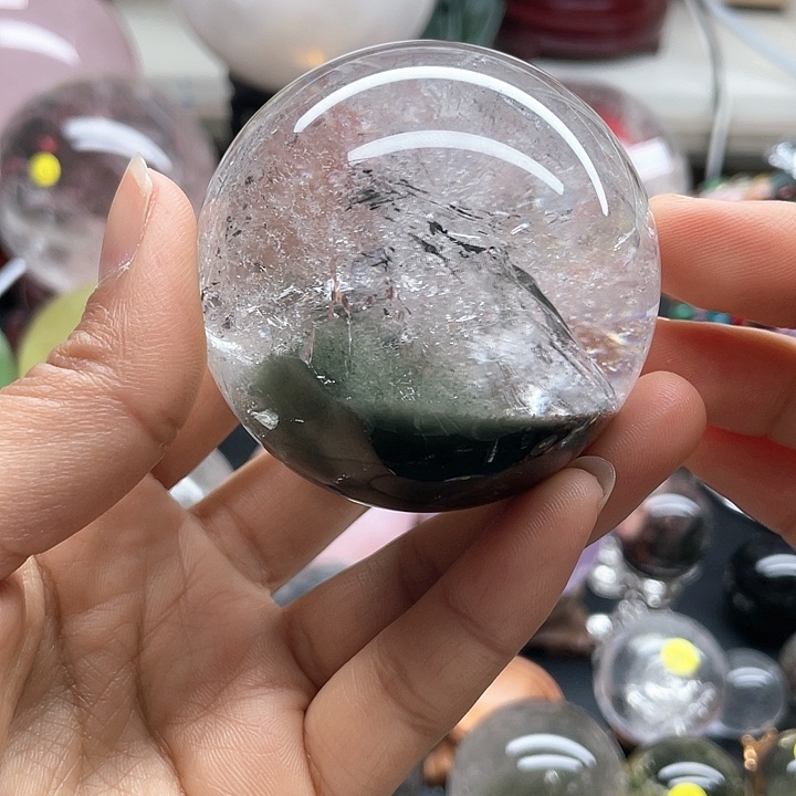 绿幽灵卡6厘米未镶嵌水晶