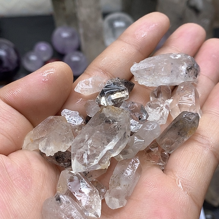 水晶珠宝半成品未镶嵌6水晶石
