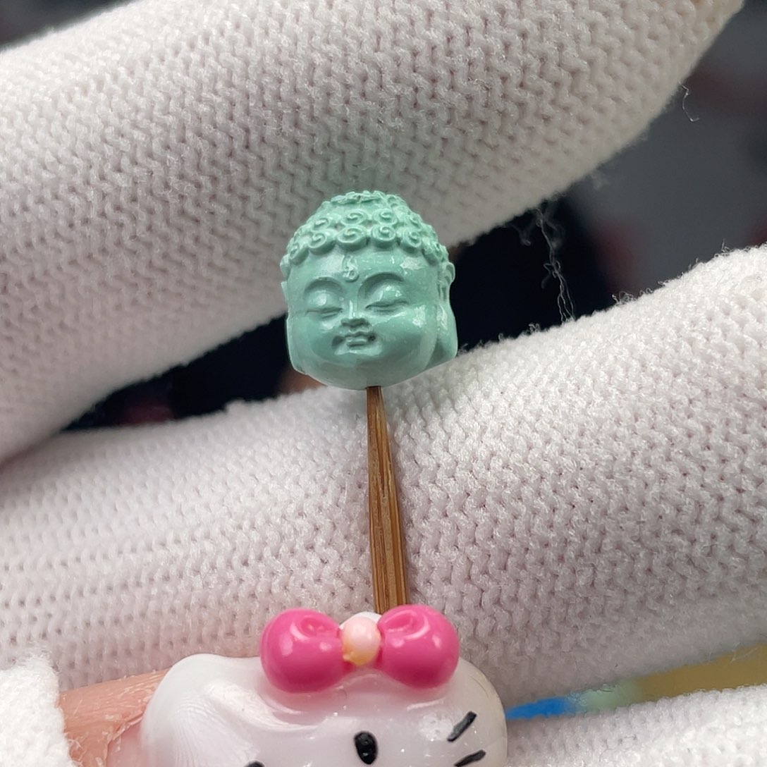 绿松石未镶嵌挂件