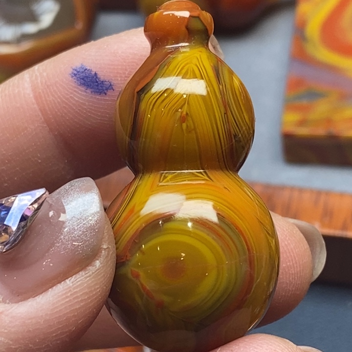 玛瑙/玉髓挂件未镶嵌用****4