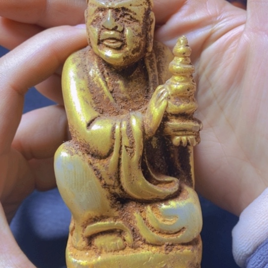 白玉菩提吊坠摆件