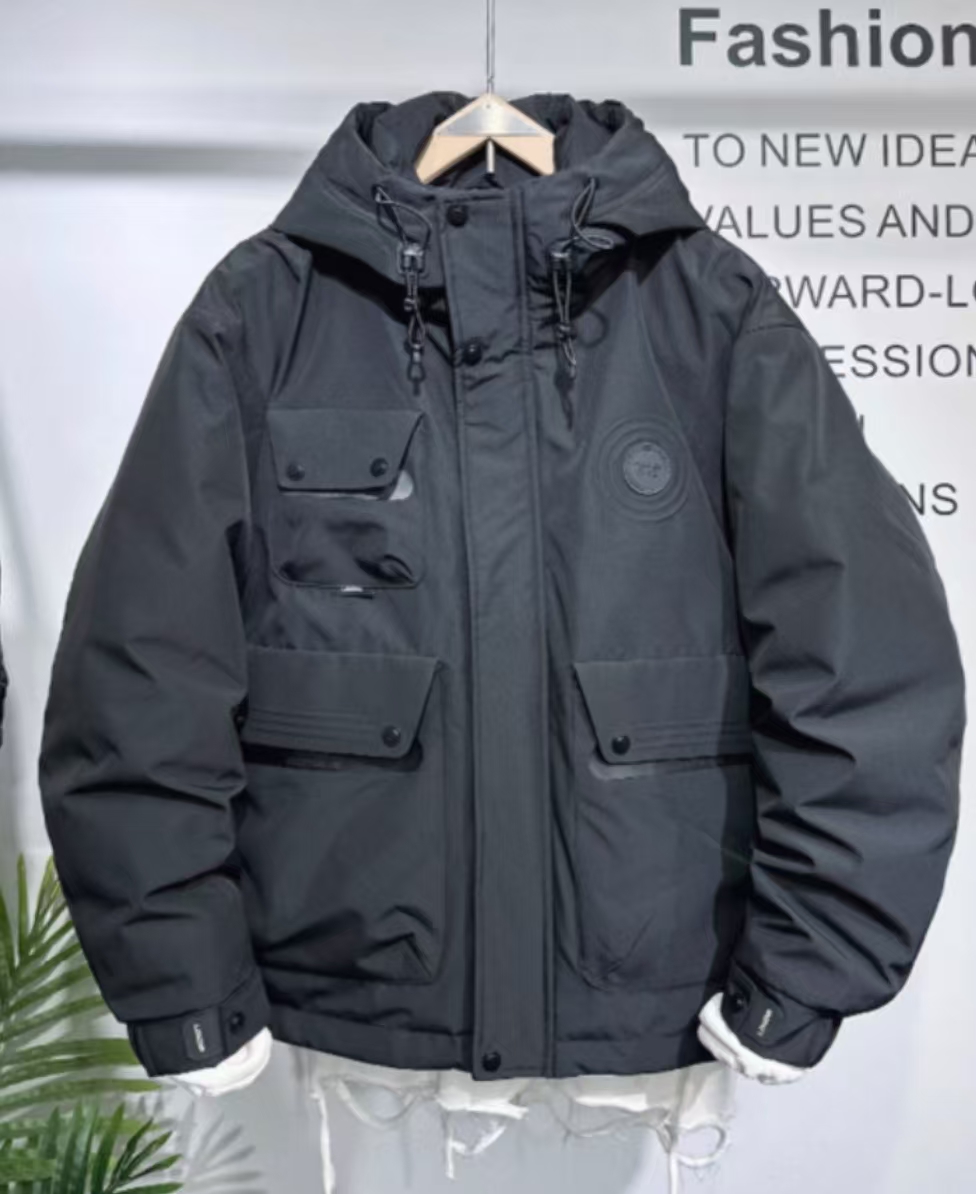 99892黑G-【剪标-雪山攀岩者】休闲保暖加厚寒冬来袭锁温外套