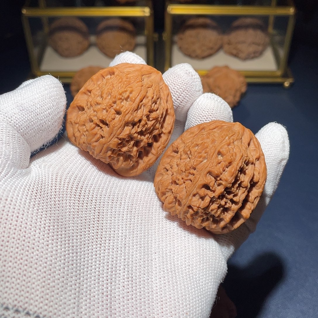 把件文玩核桃40高炮南疆石