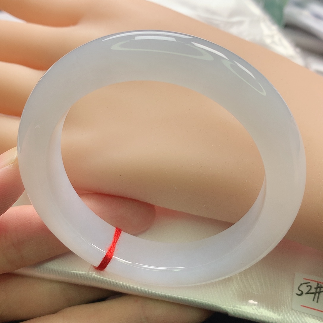 翡翠未镶嵌手镯缅甸52.5