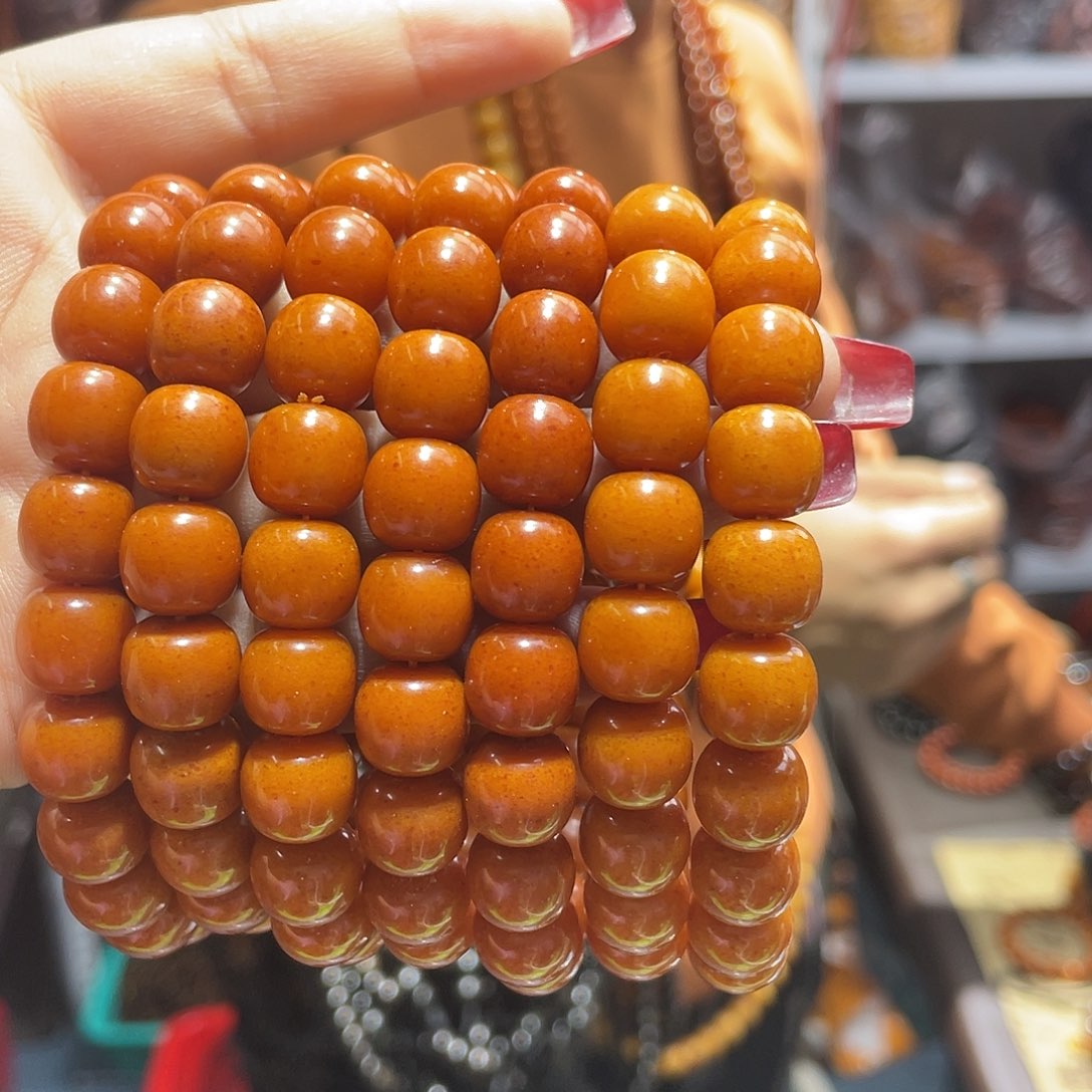 琥珀手链未镶嵌琥珀蜜蜡10