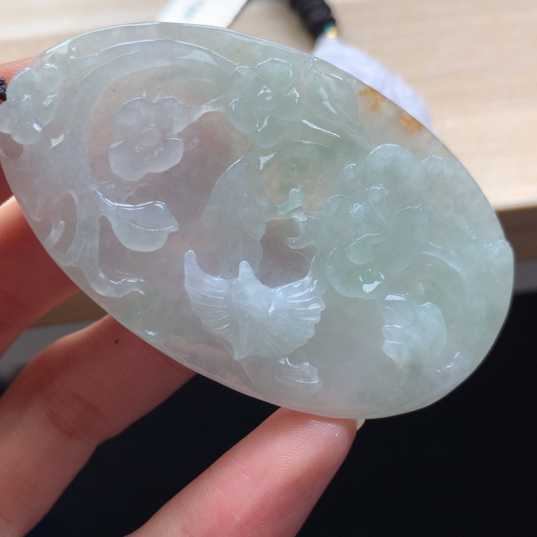 颈饰未镶嵌翡翠吊坠