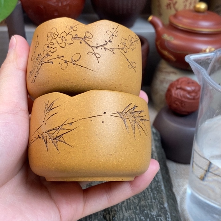 紫砂茶杯老*紫砂茶具