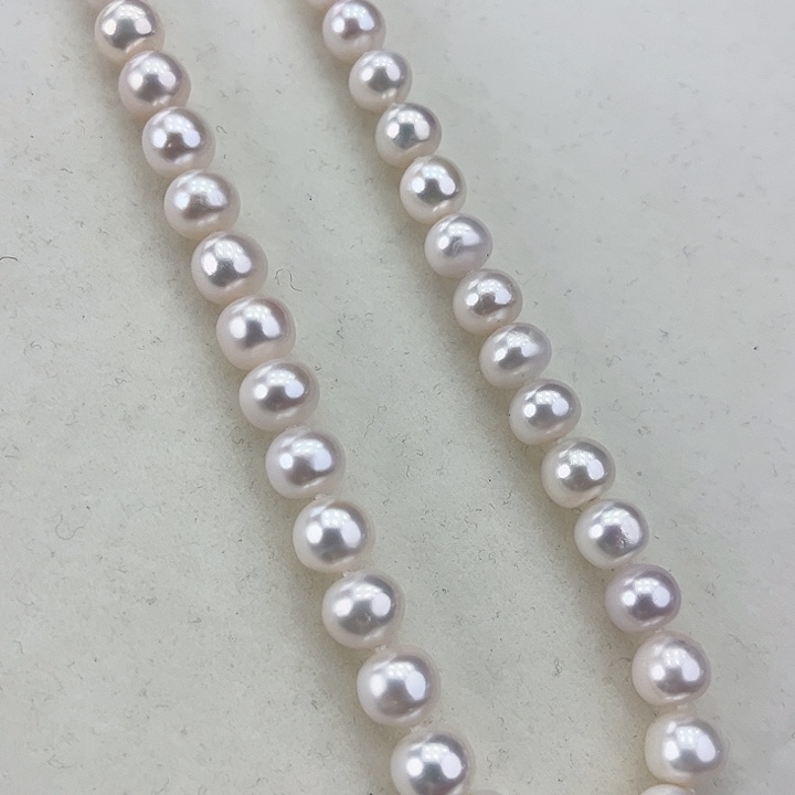 淡水珍珠颈饰银S925镶嵌卡9➕极光炫彩