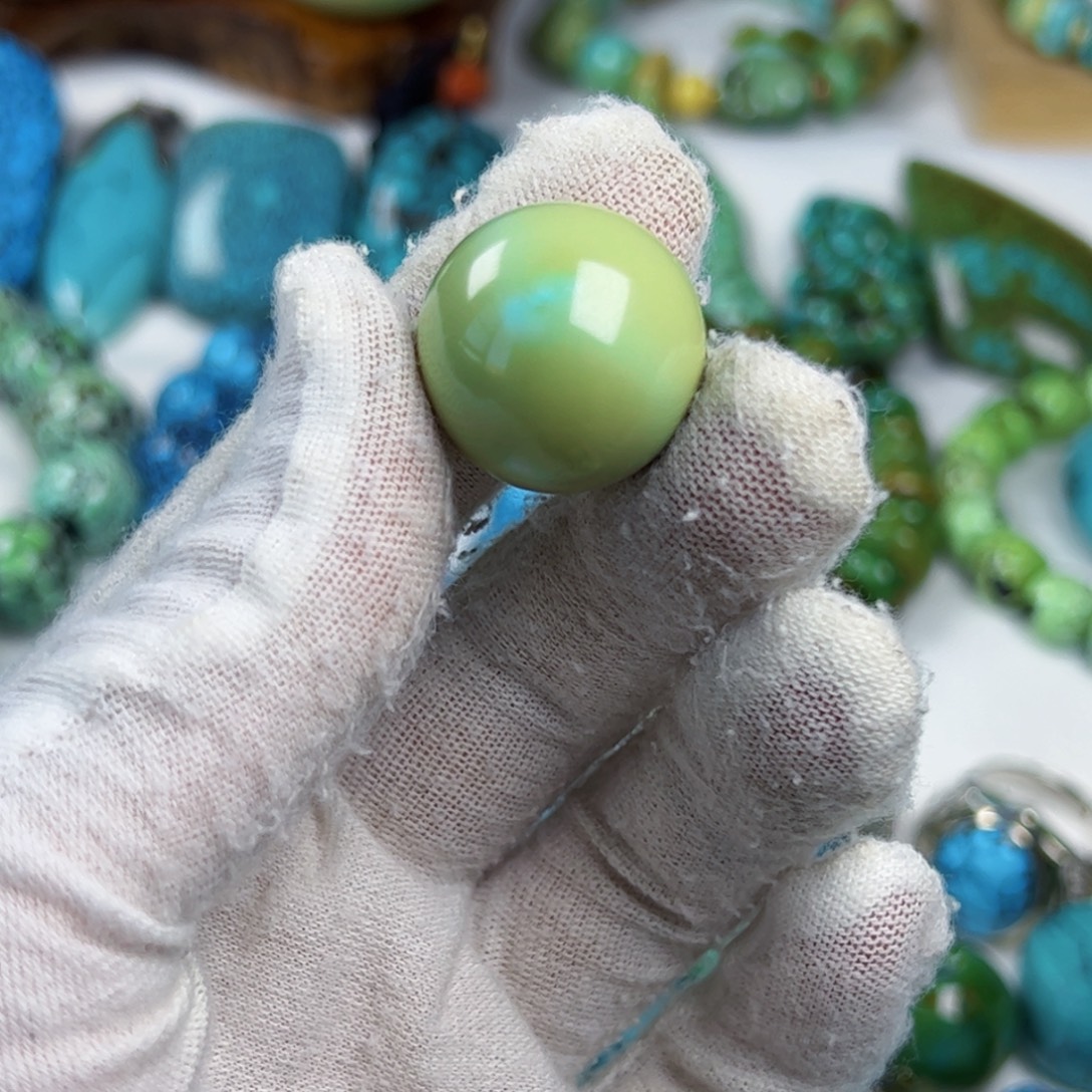 未镶嵌绿松石珠宝奇石