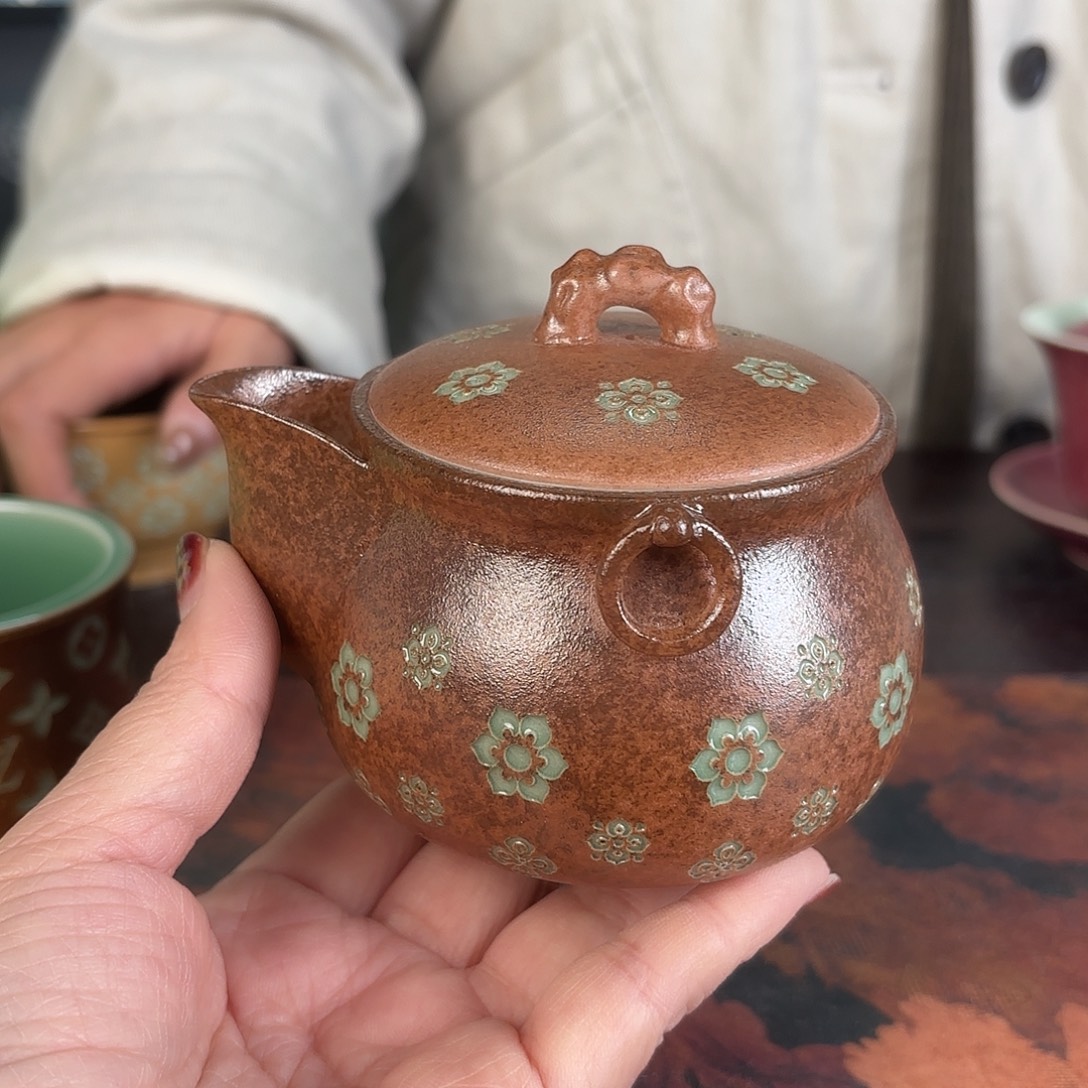龙泉云间青瓷小米茶器