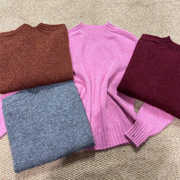 RM-羊绒中领百搭显瘦羊绒衫7899