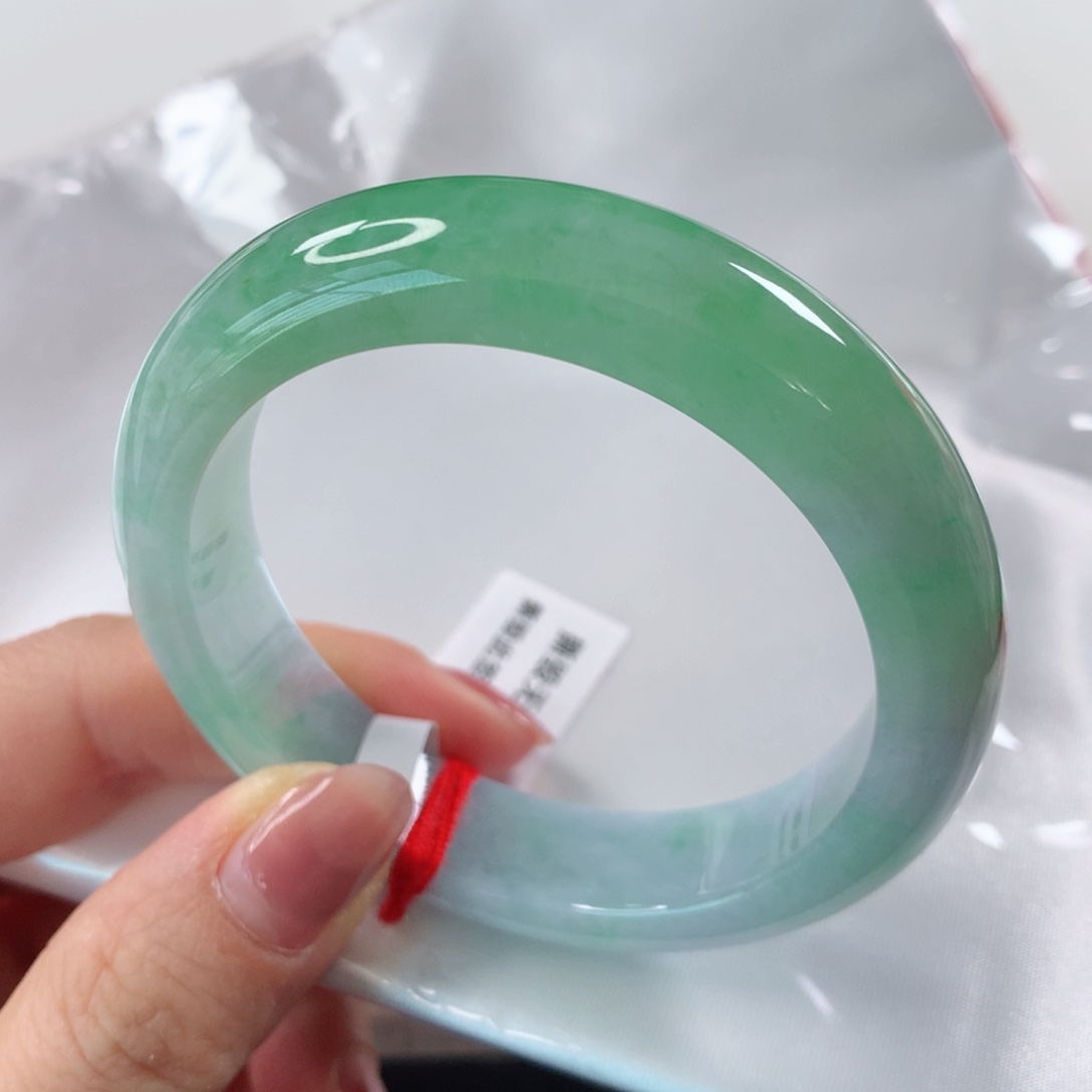 未镶嵌手镯翡翠 52正圈233