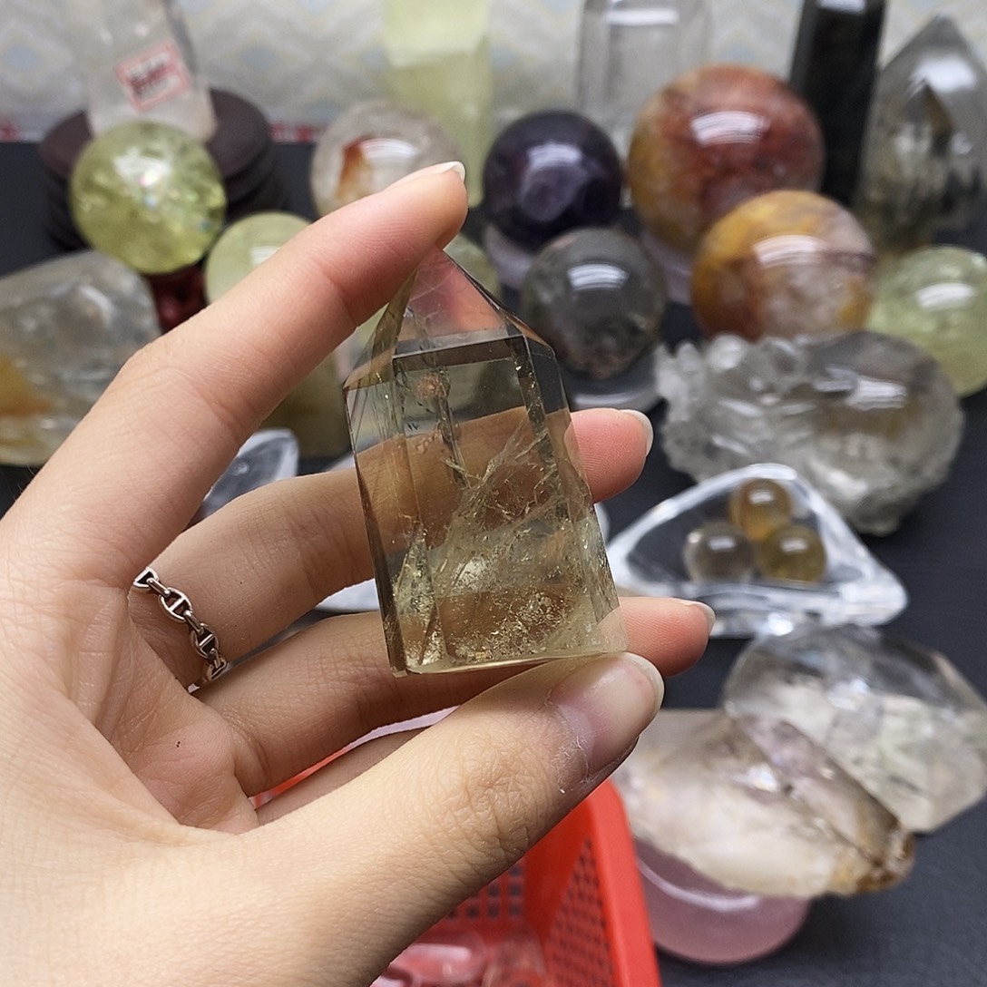 水晶未镶嵌珠宝半成品126水晶石