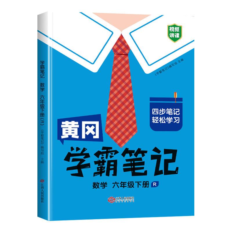 25版-黄冈学霸笔记 数学 六年级下册（R）