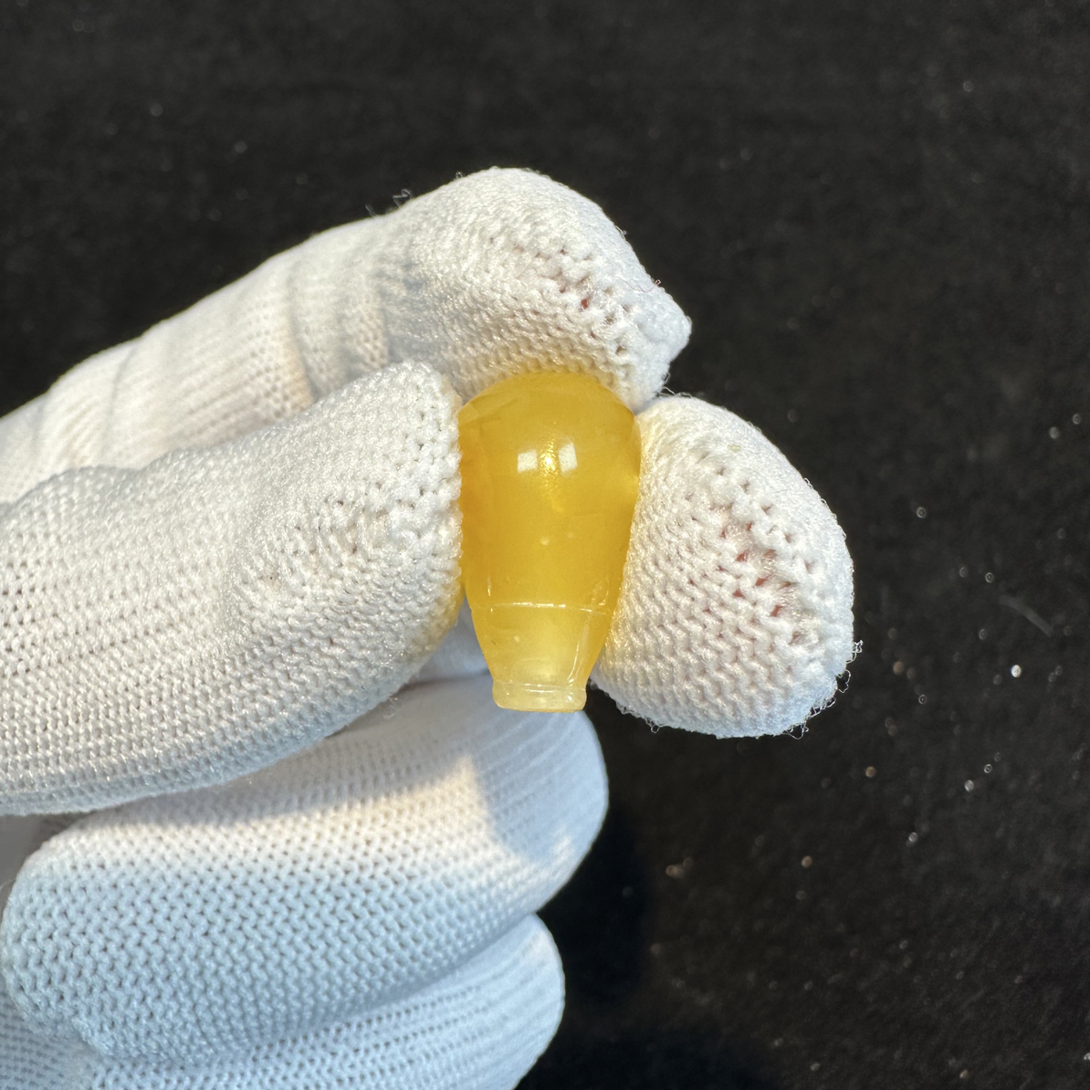 ZS3514天然蜜蜡三通西施壶对孔10✖️18.5无优化支持复检