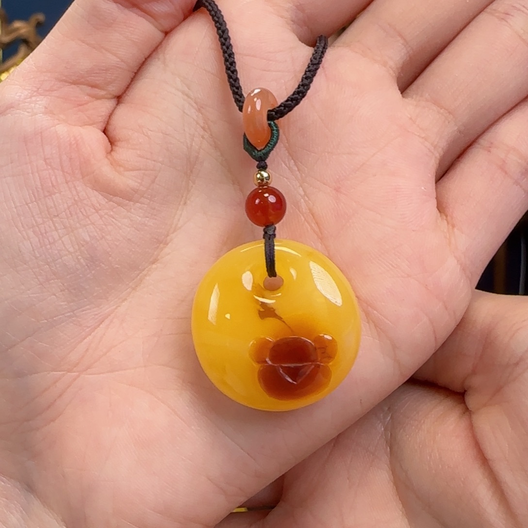 未镶嵌颈饰蜜蜡11111111111