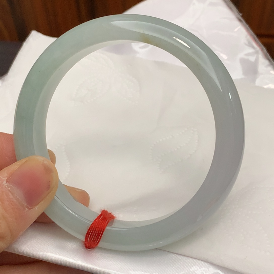 翡翠手镯未镶嵌临*翡翠手镯未镶嵌57.1圈口