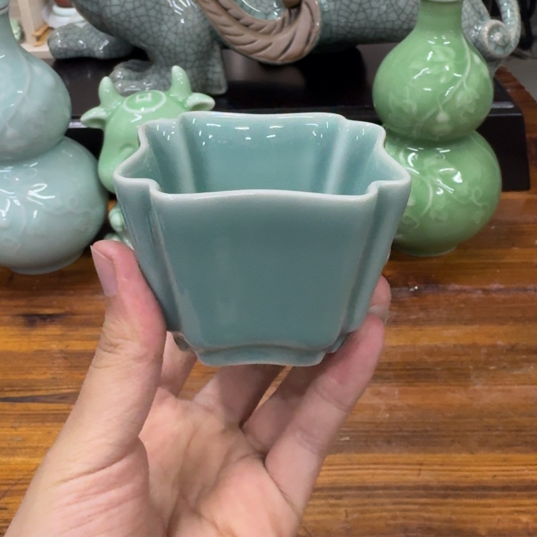 龙泉青瓷茶具微瑕69966