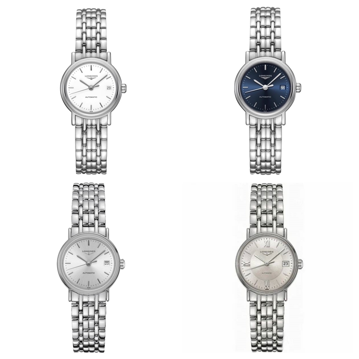 99新 Longines/浪琴 瑰丽321/机械/钢带款/表径25.5mm/女士腕表