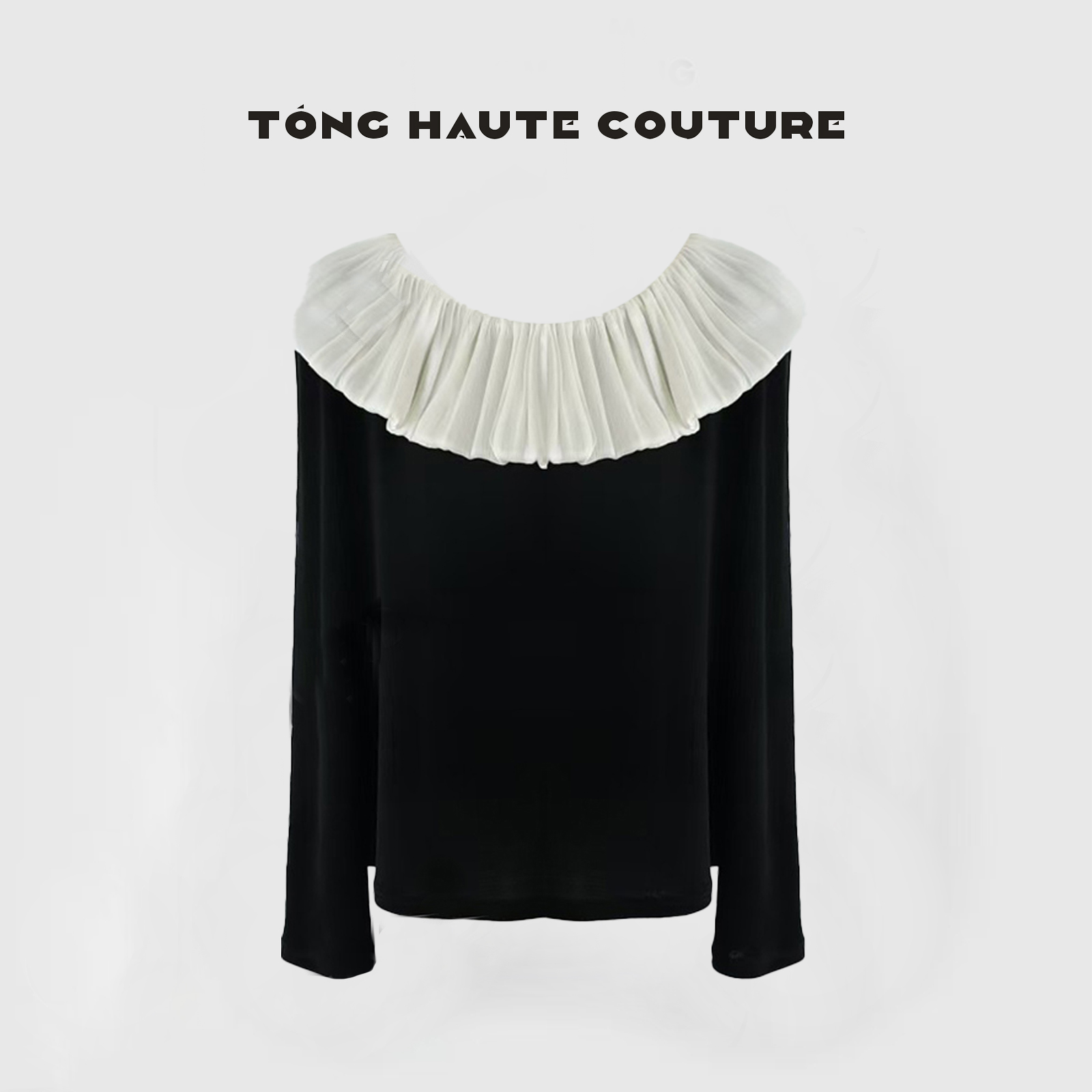 【蝉鸣半夏】夏季时尚醋酸荷叶领口边设计百搭衬衫 YY021