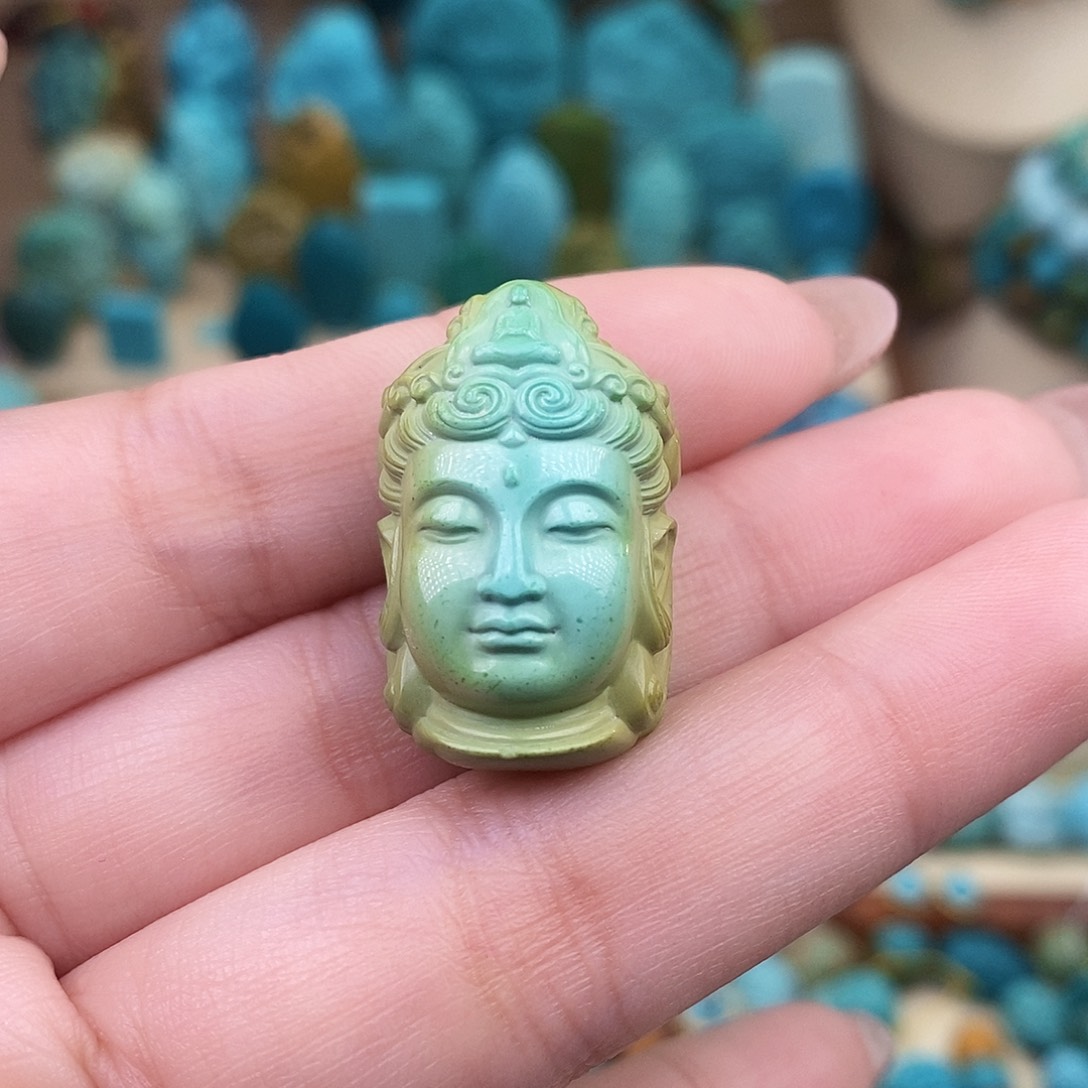 绿松石珠宝奇石未镶嵌