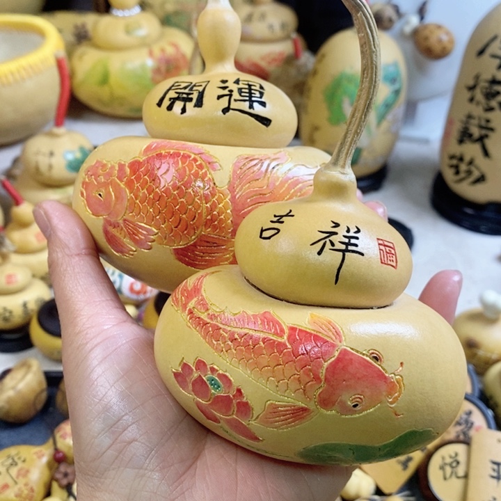 多*米钱袋葫芦摆件葫芦