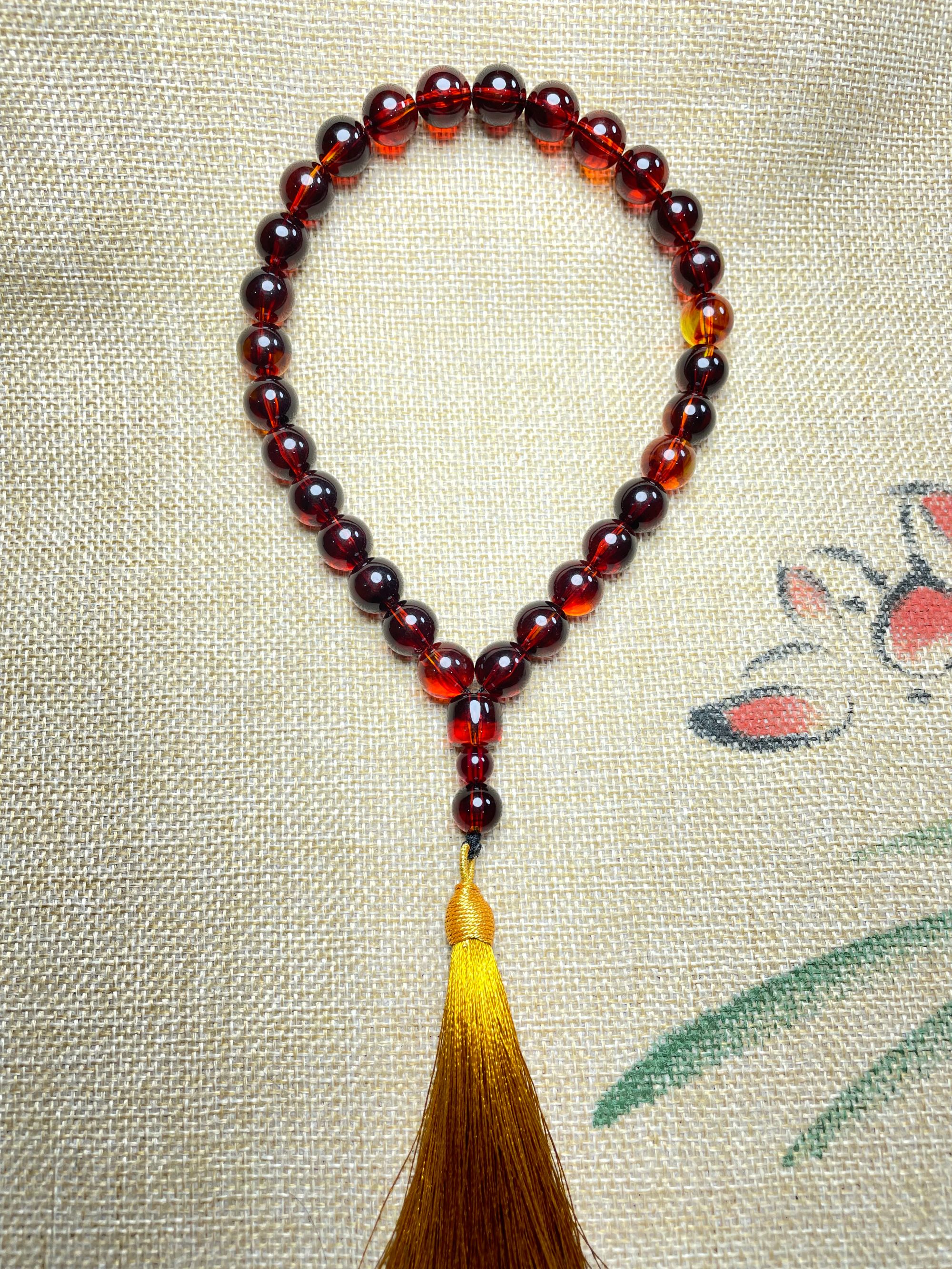 （正品保障）血药珀满血紫杉醇念珠