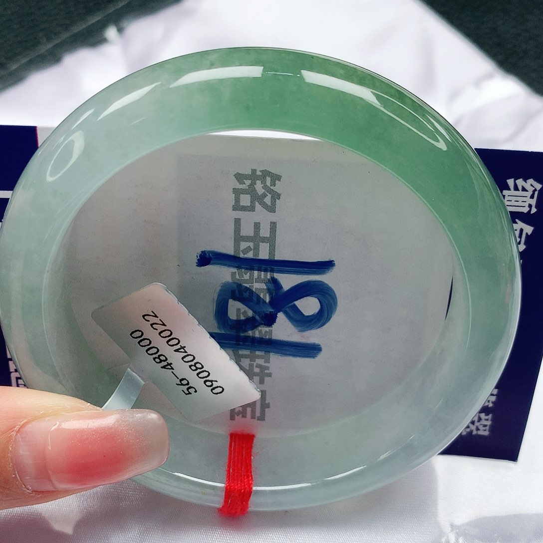 翡翠手镯未镶嵌缅甸天然a货翡翠