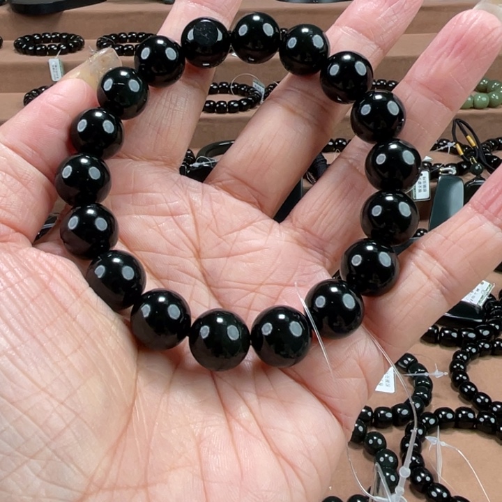 和田玉未镶嵌手链12