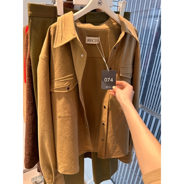 SANSTORE RECTO 褶皱西式衬衫 25秋冬