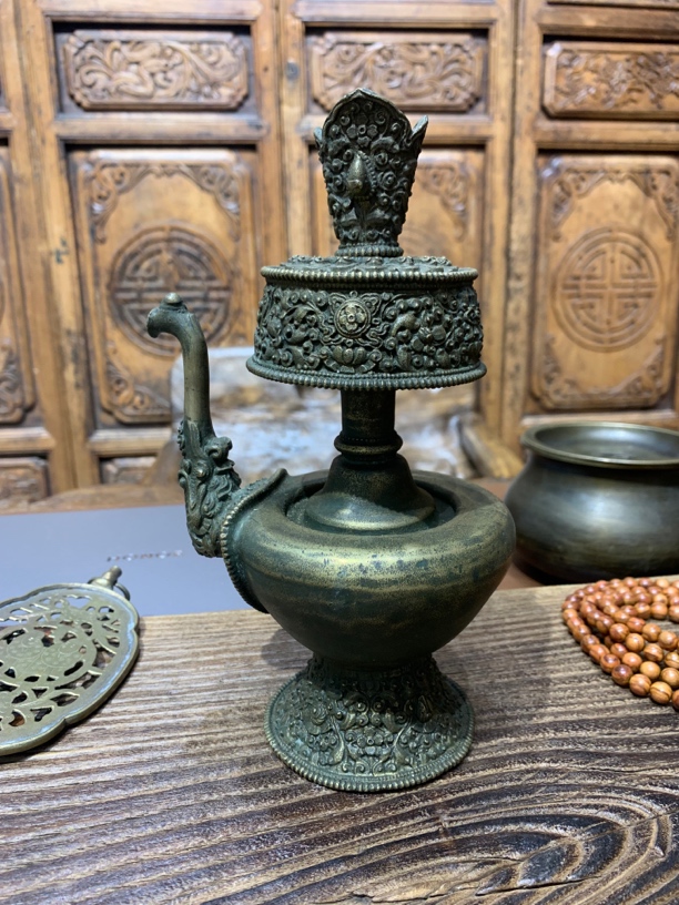 老式铜器古朴厚重包浆圆润收藏佳品实物实拍