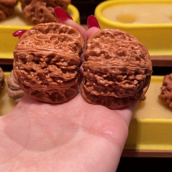 吊坠文玩核桃白狮子