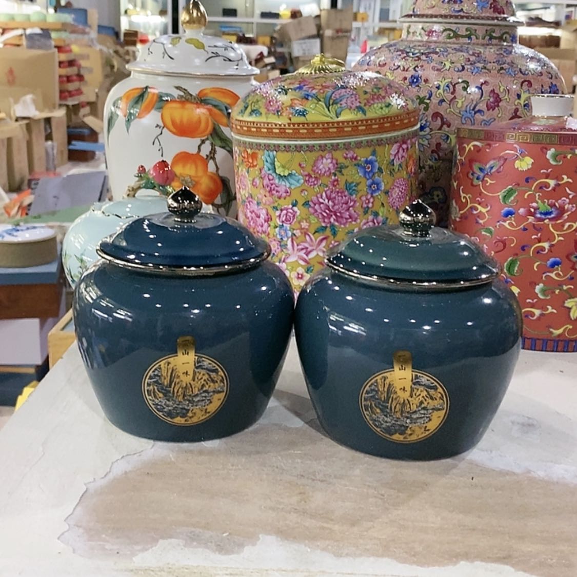 【闪购商品】罐茶叶罐陶瓷茶叶罐