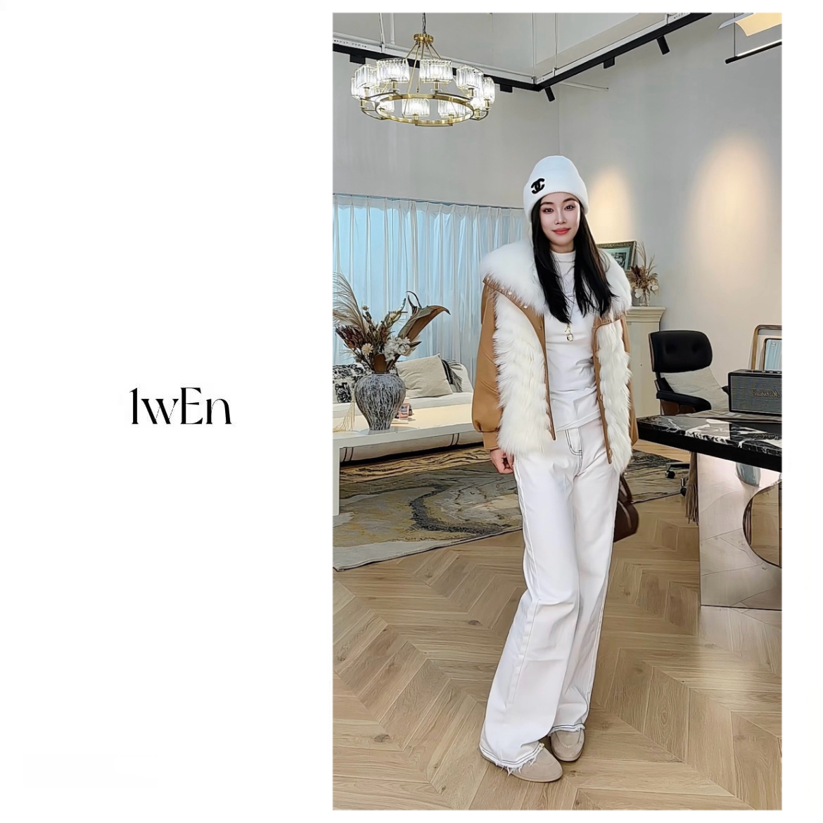 杰瑞【冬日暮色】狐狸毛层次奢品双面穿保暖显瘦高级感狐狸毛皮草