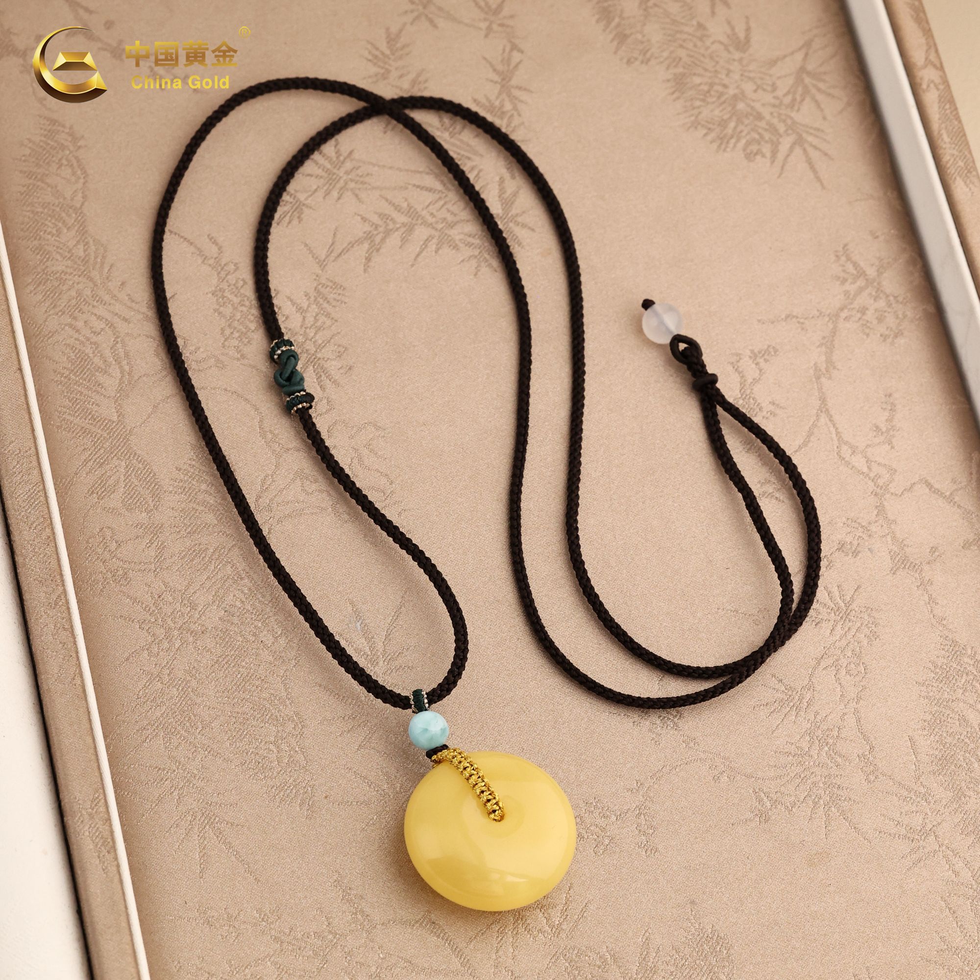  【中国黄金】永乐 | 蜜蜡*吊坠*未镶嵌-X3888-L-Y