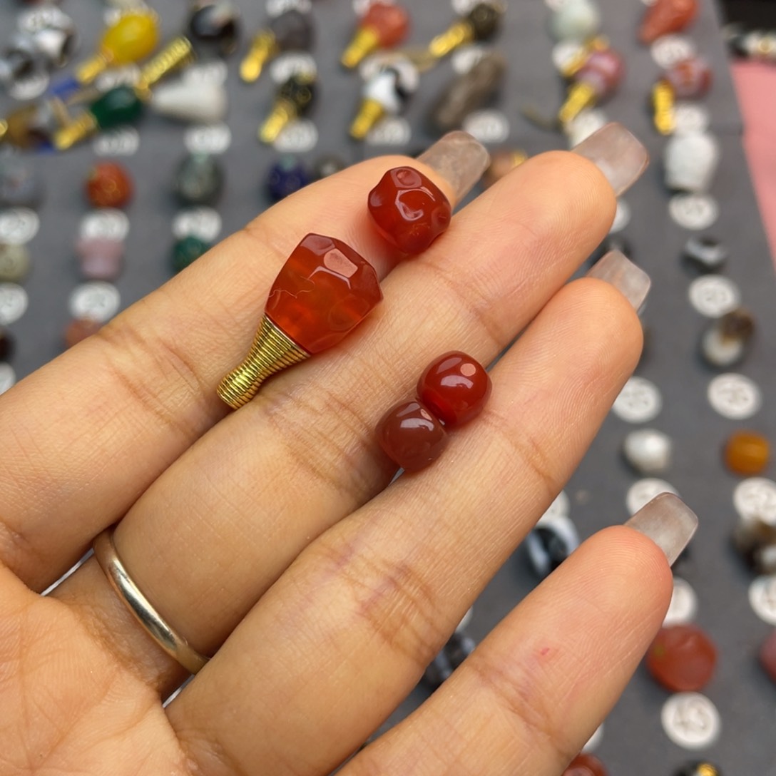 玛瑙/玉髓配饰合金