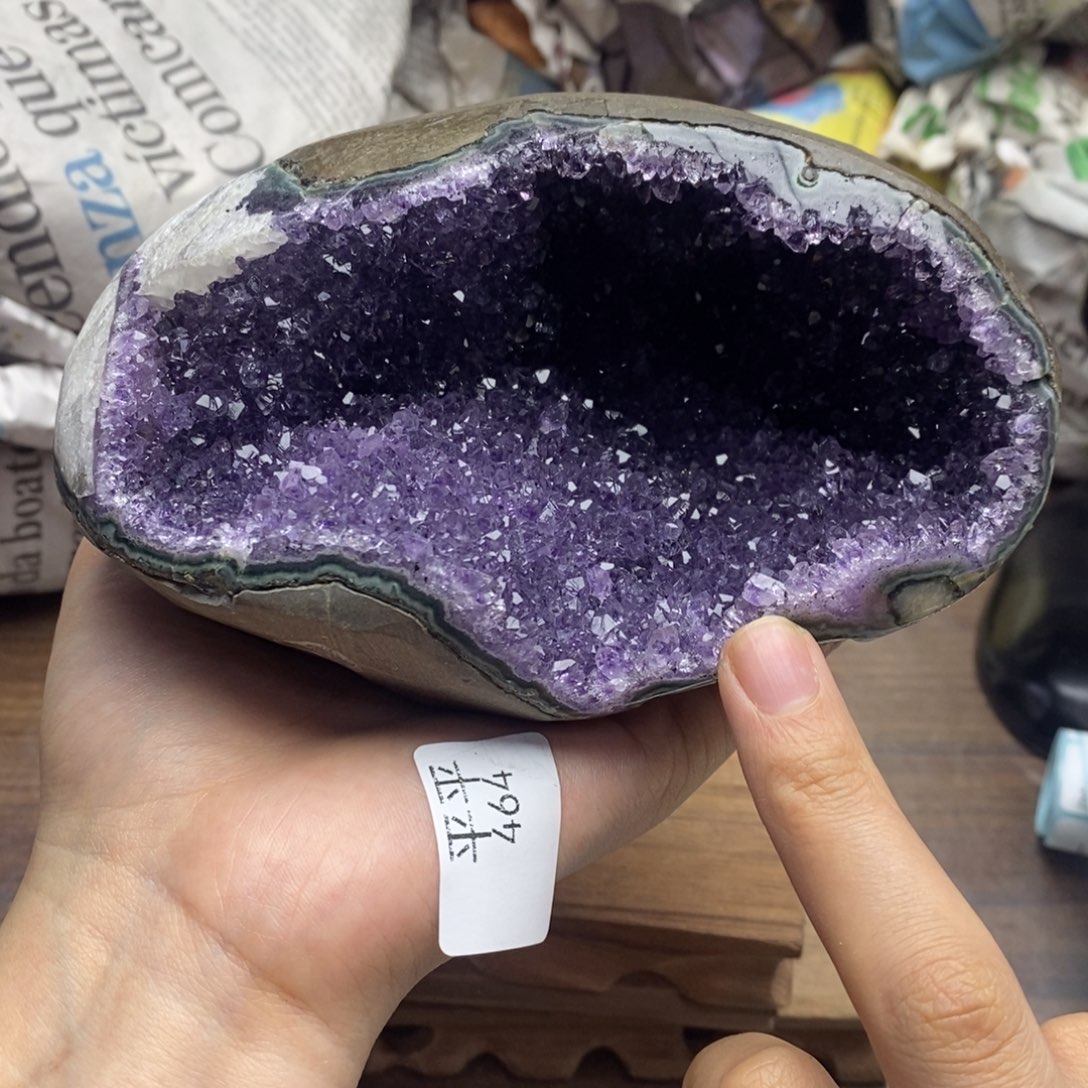 紫晶珠宝半成品未镶嵌