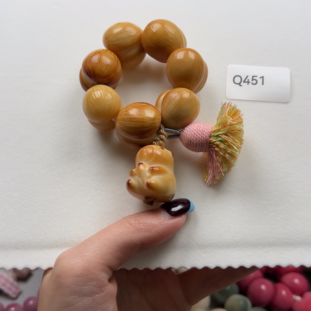 菩提根/象牙果吊坠通货q451牙果屁桃手捻一串21m