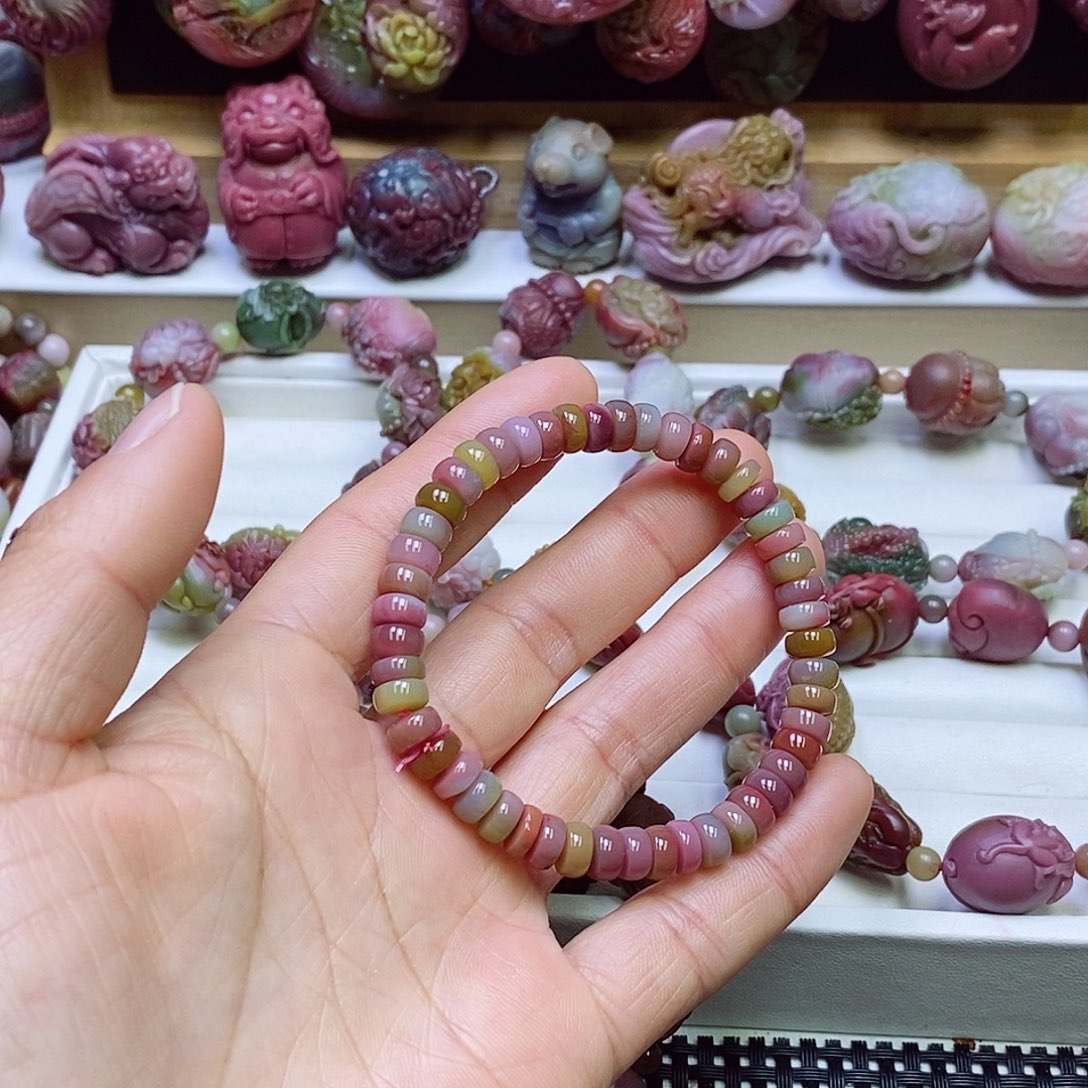 玛瑙/玉髓盐源玛瑙手串未镶嵌