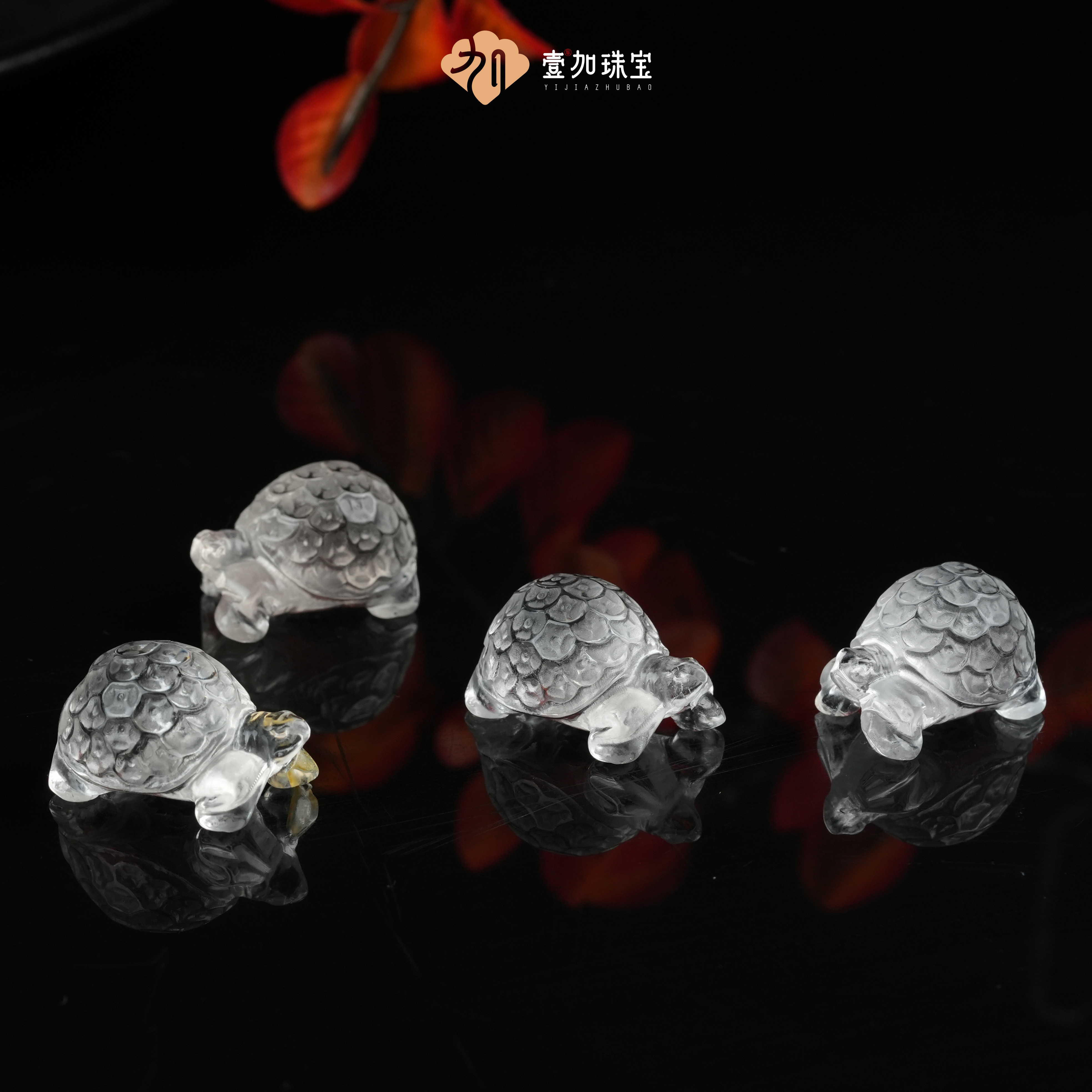 手工设计龟龟白水晶吊坠多样性发货发一个