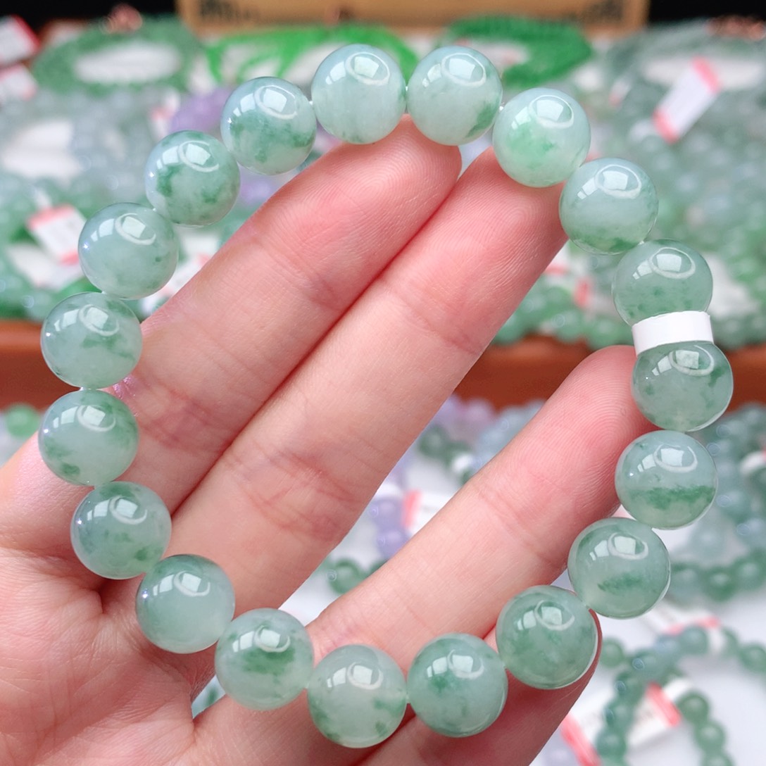 翡翠手链未镶嵌翡翠10mm