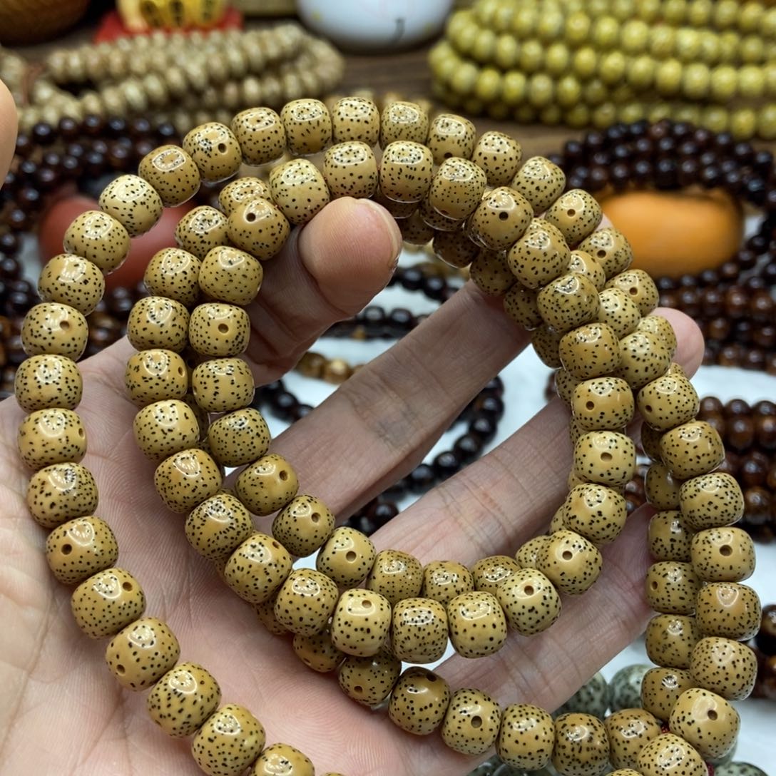 星月菩提手串天然陈子8-9