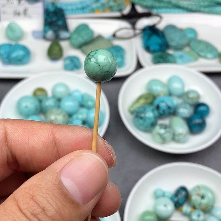 绿松石珠宝奇石未镶嵌