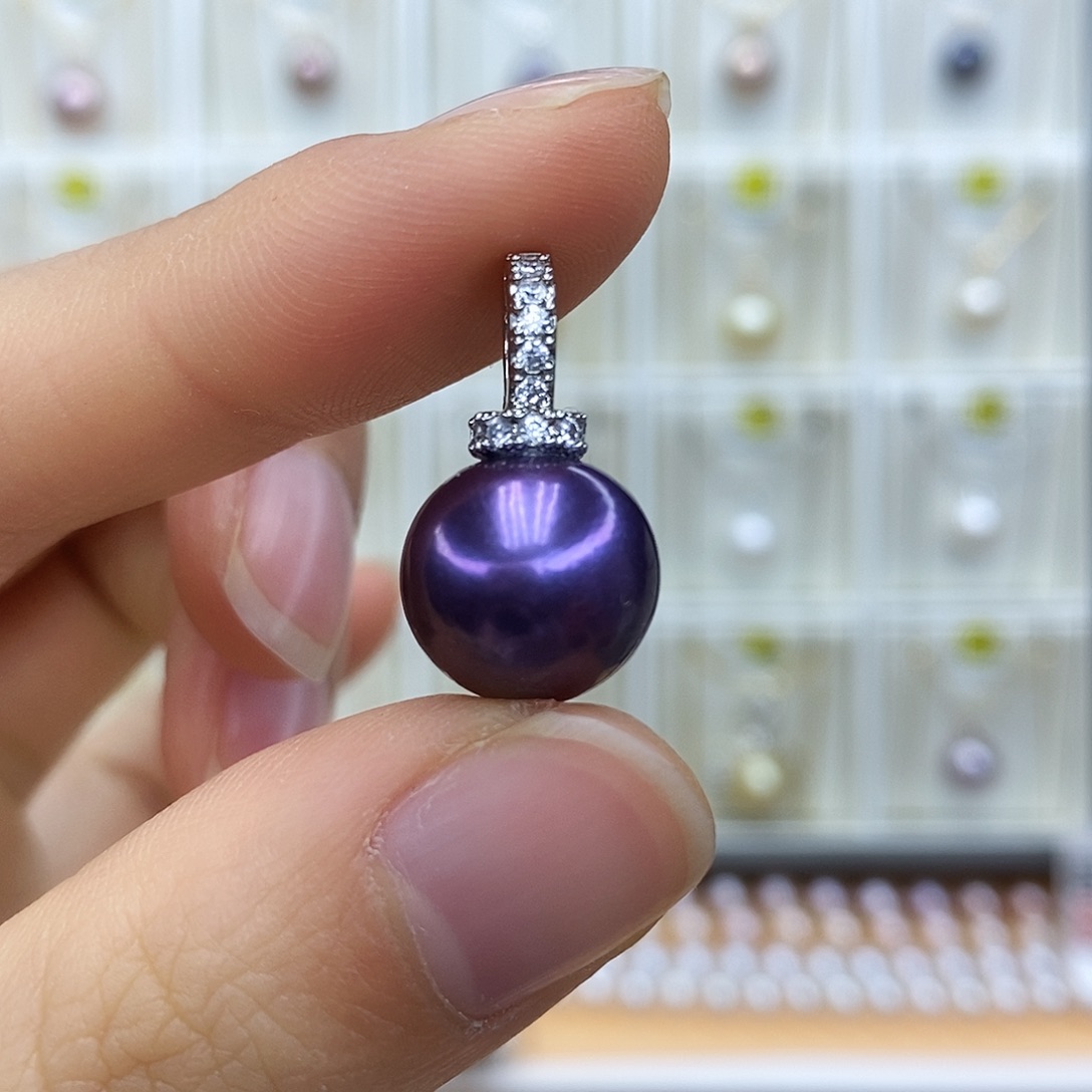 淡水珍珠未镶嵌吊坠(赠链)